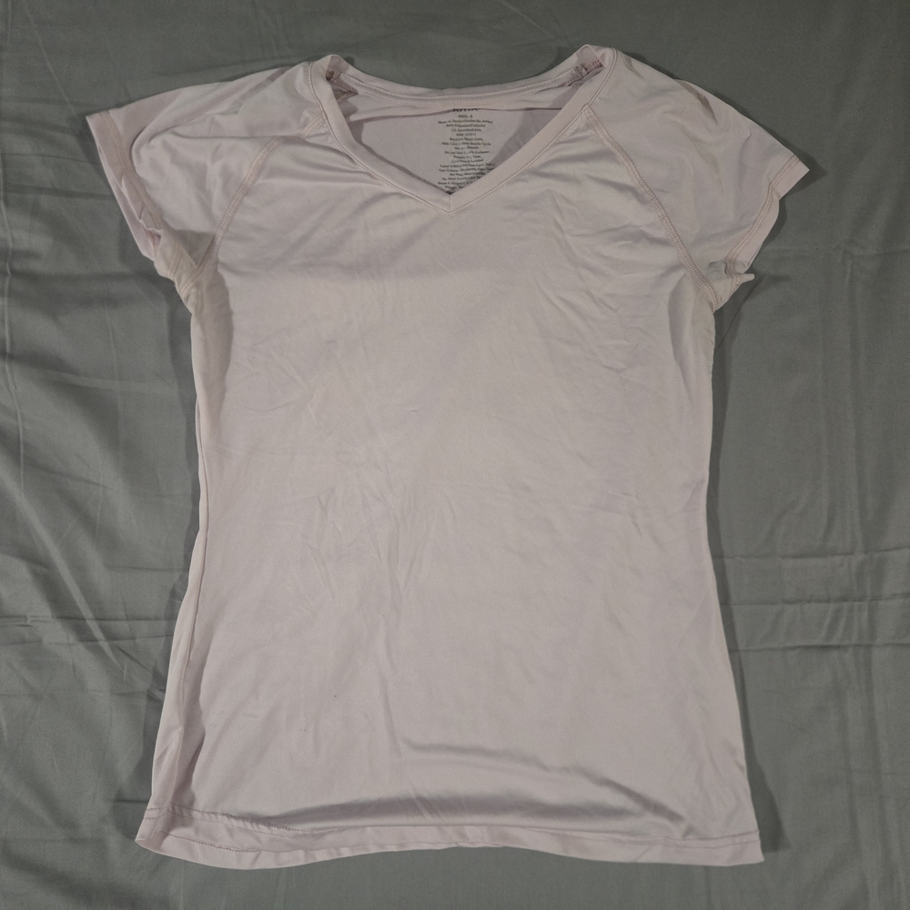 Aviva Stanoff Cream Fitted Cap Sleeve Tee